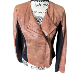 G by Guilliani Faux Leather MOTO Style Jacket Sz Small